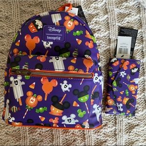 Loungefly Disney Mickey Mouse Halloween Treats Bundle